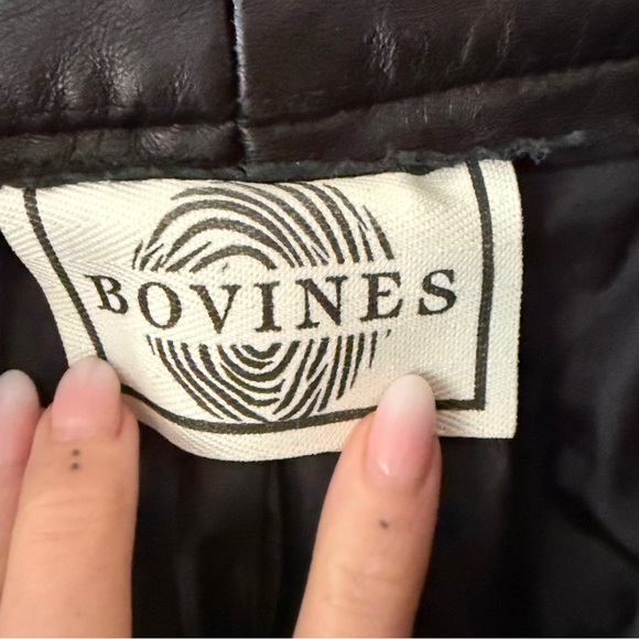 Vintage BOVINES Straight-Leg Leather Pants - Picture 9 of 11